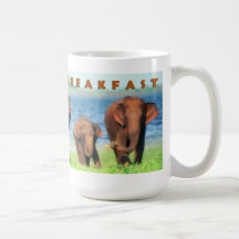 Family breakfast coffee mug