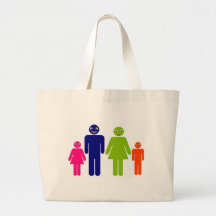 family canvas bags