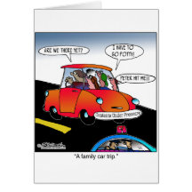 Family Car Trip Card