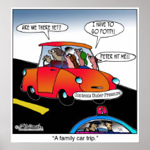 Family Car Trip Print