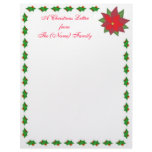 Family Christmas Letter Letterhead