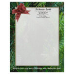 Family Christmas Letter, Personalized Letterhead