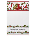 Family Christmas Letter stationery