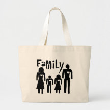 family  concept tote bag