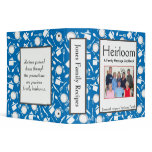 Family Cookbook - Customize 2-inch BLUE binders