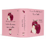 Family Coupon Binder-- Apple design 2.8 "