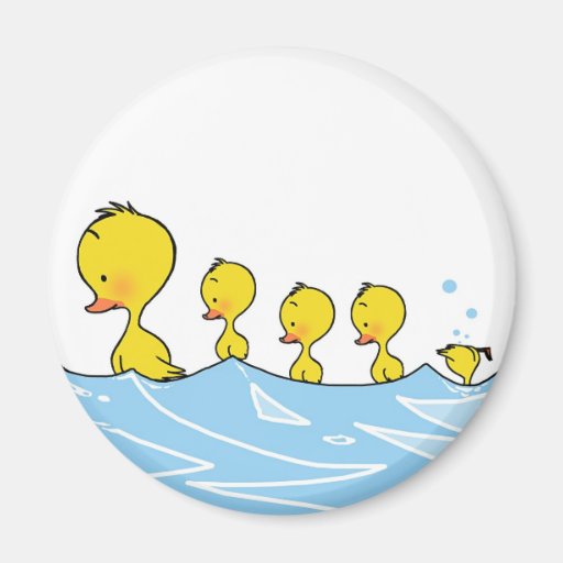 family duck magnet
