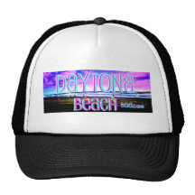 Family Enjoying Daytona Beach Trucker Hats