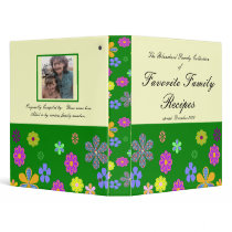 Family Favourite Recipes Cookbook w/Matching Pages