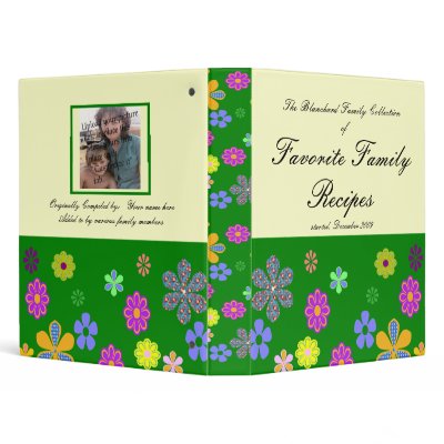 Family Favourite Recipes Cookbook w/Matching Pages by friendlyspirit