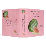 Family Favourite Recipes -- Watermelon design
