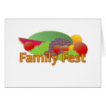 Family Fest Invitation Greeting Card