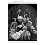 Family Geography Lesson ~ 1850 Greeting Cards