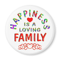 Family Happiness Refrigerator Magnets