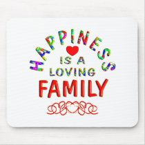 Family Happiness Mouse Pads