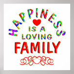 Family Happiness Posters