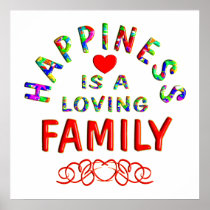 Family Happiness Posters