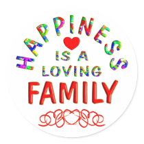 Family Happiness Sticker