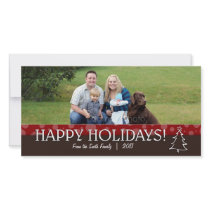 Family Happy Holidays Photo Card