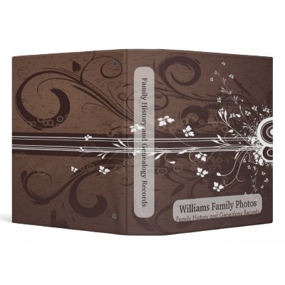 Family History and Genealogy Binder by ZazzleBinders