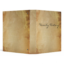 FAMILY HISTORY binder folder file