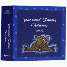 Family Holiday Photo Album 3 Ring Binder