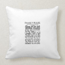 Family is forever pillow