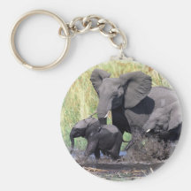 Family of elefants keychain