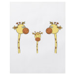 Family of Giraffes. Cartoon. Custom Flyer