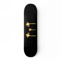 Family of Giraffes. Cartoon. Skate Decks