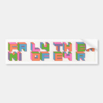 Family of the Year Logo bumper stickers