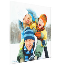 Family Photo [24x24] inches Gallery Wrapped Canvas