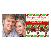 Family photo greeting PERSONALIZE Picture Card