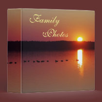 Family Photos-Sunset geese binders