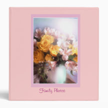 Family Photos Vinyl Binder