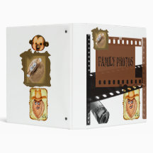 Family Photos Vinyl Binders