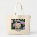 Family Picnic Time! tote bag Pink Hydrangea Flower