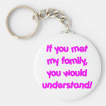 family_pink keychain