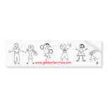 Family Portrait bumper sticker