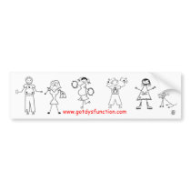 Family Portrait bumper sticker