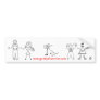 Family Portrait Bumper Stickers