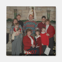 Family Portrait Refrigerator Magnets