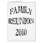 Family Reunion 2010 cards