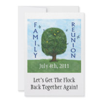 Family Reunion 2011 Invitation with Envelope