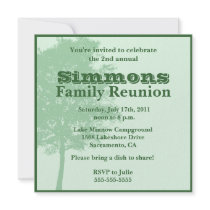 Family reunion invitation