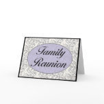 Family Reunion Invitation Card