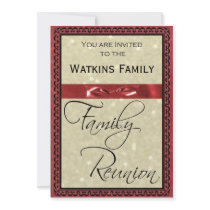 Family Reunion Party Invitation