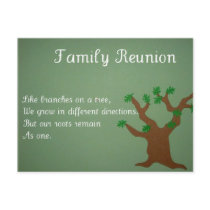 Family Reunion Postcard