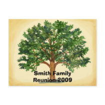 Family Reunion Postcard Invitation