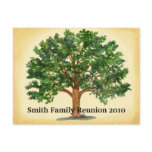 Family Reunion Postcard Invitation